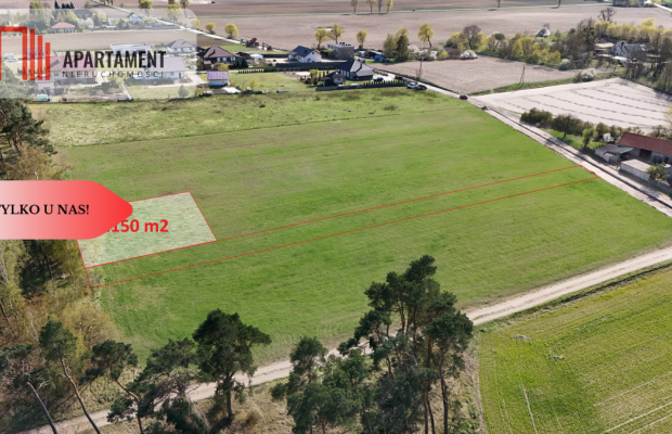 Działka z WZ ze ścianą lasu