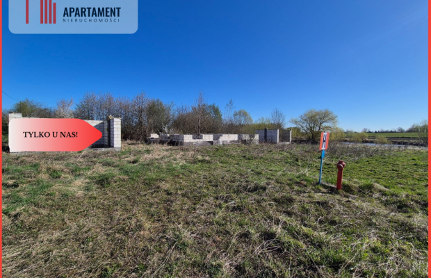 Gotowa działka budowlana w Więckowach