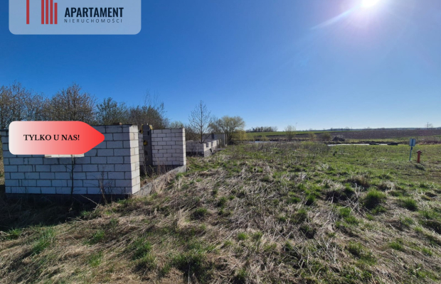 Gotowa działka budowlana w Więckowach