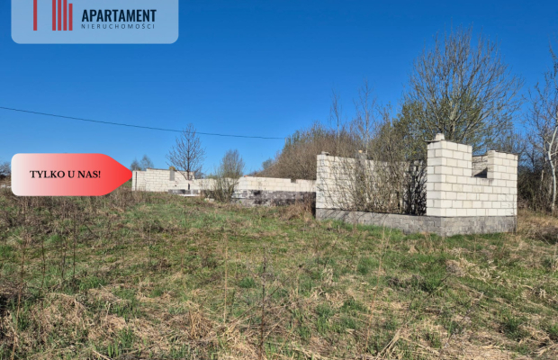 Gotowa działka budowlana w Więckowach