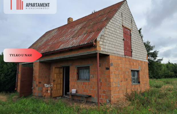 Działka z budynkiem gospodarczym/mieszkalnym