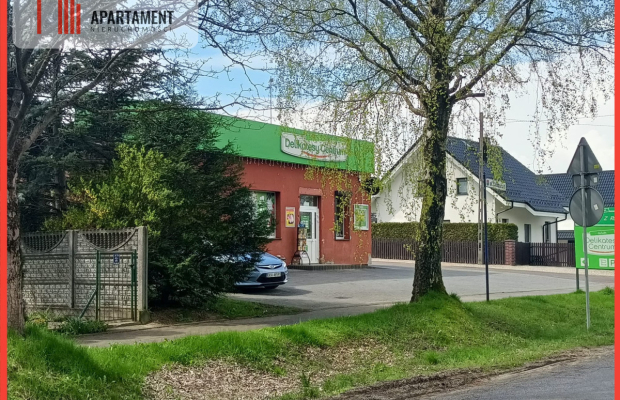 Działka z funkcjonującym sklepem. Kaszuby, Gołubie