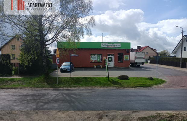 Działka z funkcjonującym sklepem. Kaszuby, Gołubie