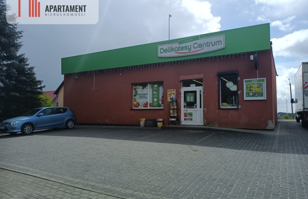 Działka z funkcjonującym sklepem. Kaszuby, Gołubie