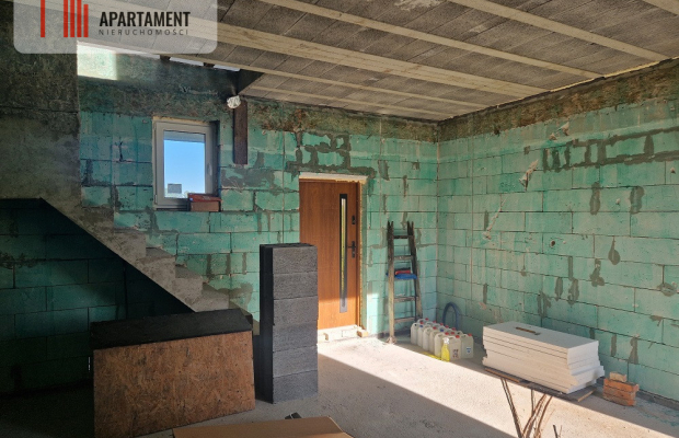 Działka z budynkiem gospodarczo-mieszkalnym