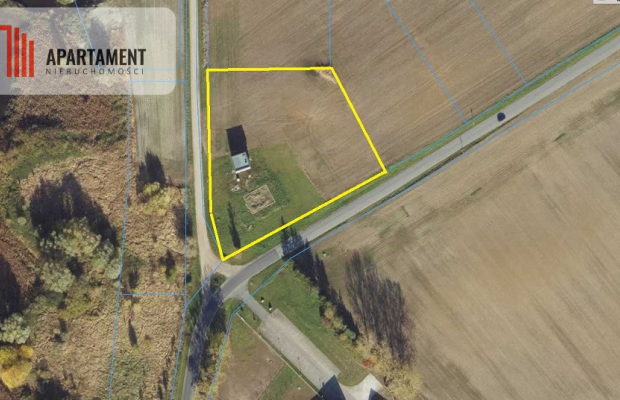 Działka z budynkiem gospodarczo-mieszkalnym