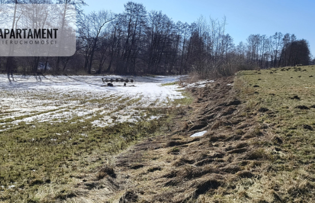 Działka na Kaszubach z widokiem na jezioro