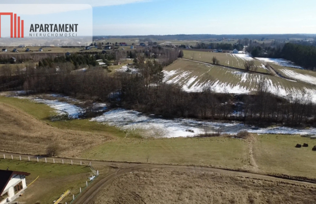 Działka na Kaszubach z widokiem na jezioro