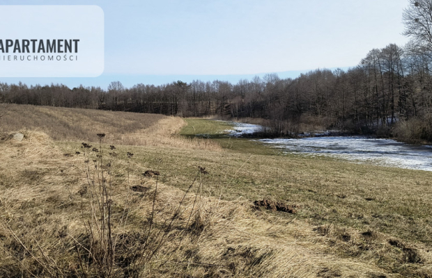 Działka na Kaszubach z widokiem na jezioro