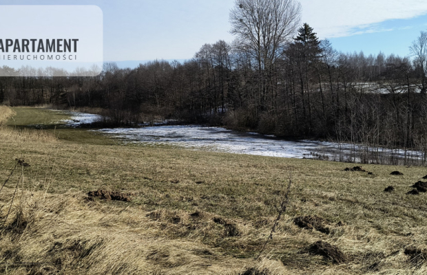 Działka na Kaszubach z widokiem na jezioro