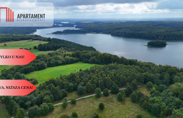 Obniżka ceny! Działki blisko jeziora Komorze