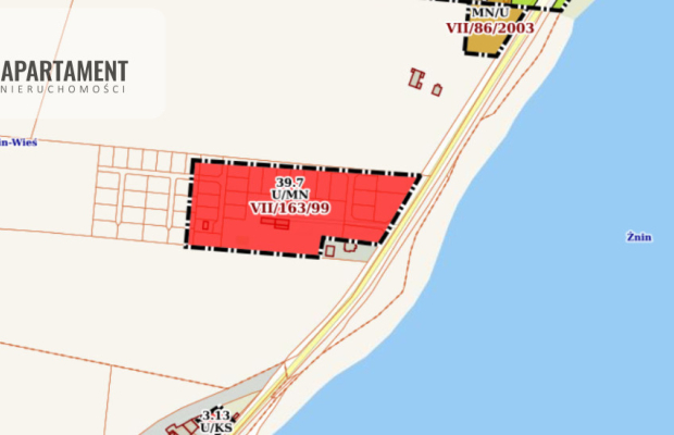 Działki budowlane w Żninie.