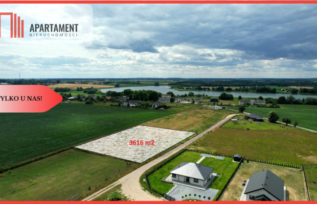 * działka w cichej okolicy Gąbina, 400m od jeziora