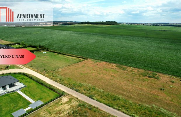 * działka w cichej okolicy Gąbina, 400m od jeziora