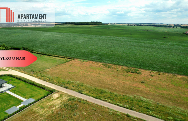 * działka w cichej okolicy Gąbina, 400m od jeziora