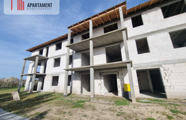 Działka + blok w stanie surowym, SUPER Inwestycja