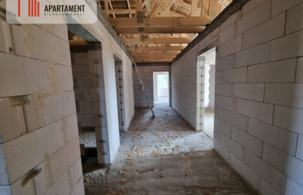 Działka + blok w stanie surowym, SUPER Inwestycja