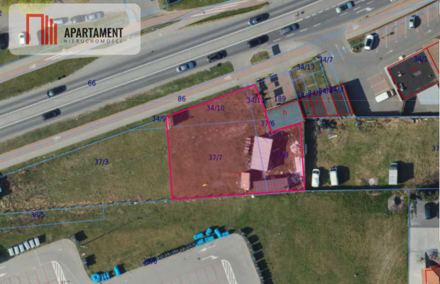 usługowa w centrum Starogardu Gdańskiego