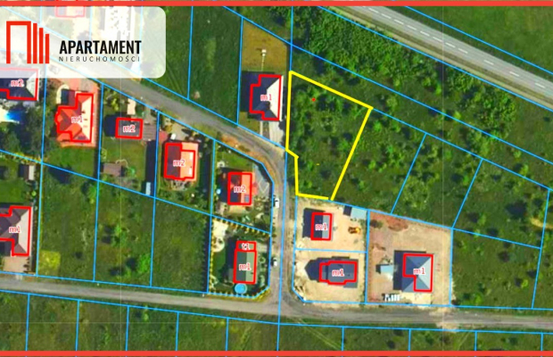 Atrakcyjna działka  w ślepej uliczce