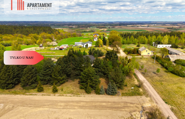 Działka budowlana z drzewami pod Bydgoszczą!