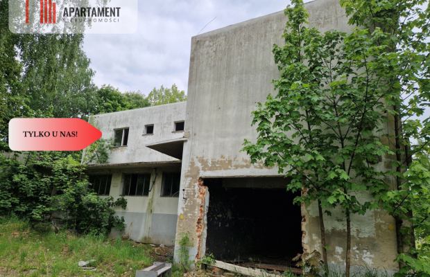 Powierzchnia 7,5ha usługowo -handlowa z budynkami