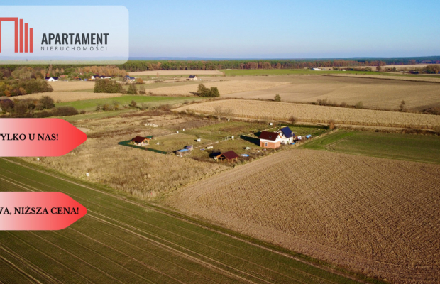 Działka z murowanym Domkiem 30m2. Blisko Wrocławia