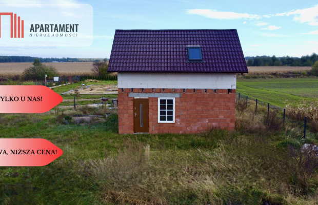 Działka z murowanym Domkiem 30m2. Blisko Wrocławia