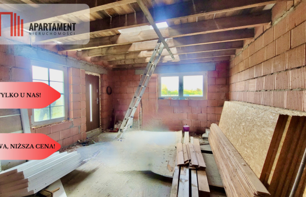 Działka z murowanym Domkiem 30m2. Blisko Wrocławia