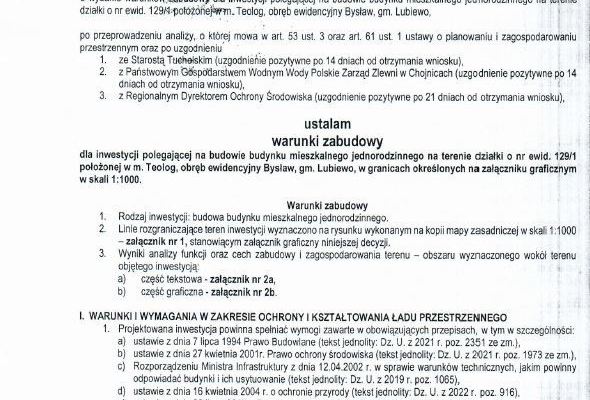 Działka azyl w naturze! wydane WZ