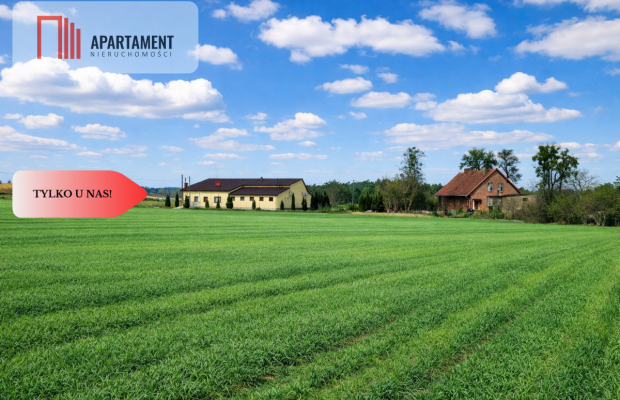 Osetno. 9 działek budowlanych blisko jeziora i las