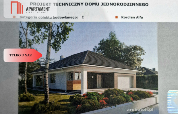 Działka z PnB i rozpoczętą budową! 8 km od Fordonu