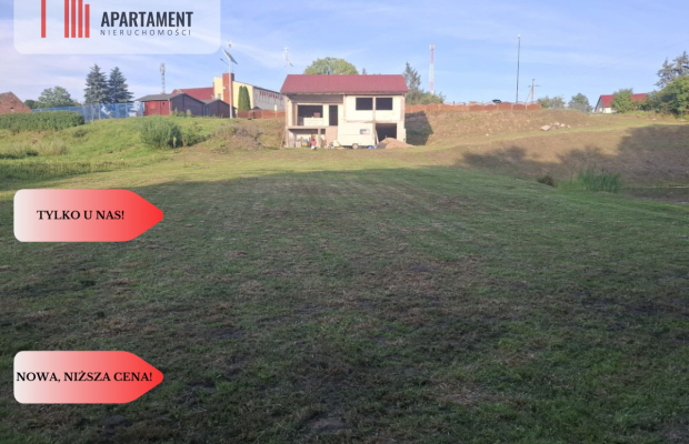 Duża Działka z domem w budowie z dostępem do rzeki