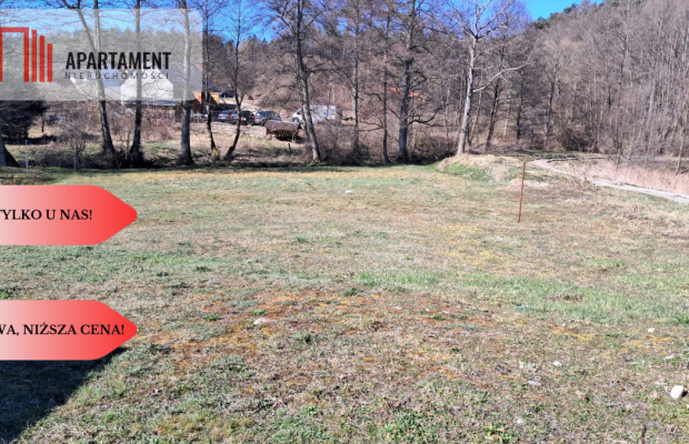 Duża Działka z domem w budowie z dostępem do rzeki