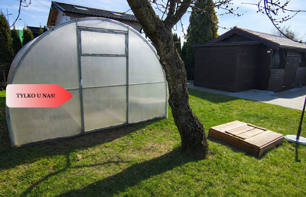 Działka ROD, z domkiem letniskowym !