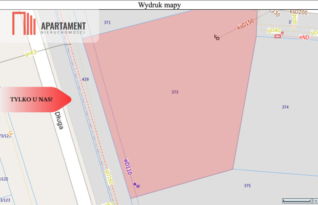 Działka budowlana- 868 m² –Szpęgawa -Tczew