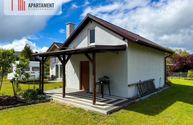 Działka ROD Gródek nowy murowany domek 70m²