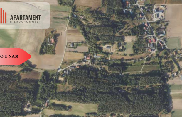 Uzbrojona działka 1680 mkw. Bory Tucholskie