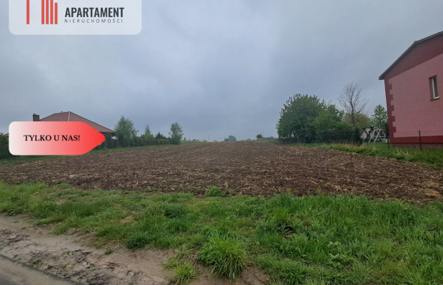 Duża działka w cichej okolicy!