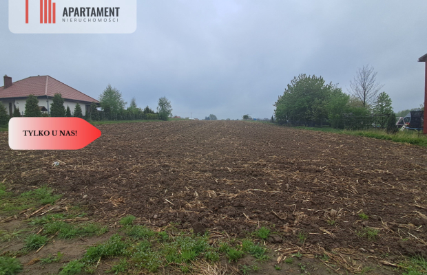 Duża działka w cichej okolicy!