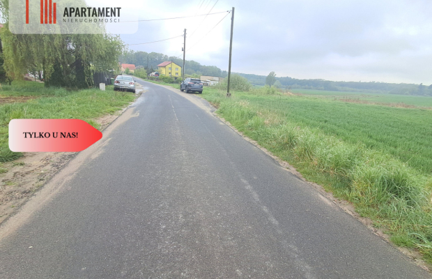 Duża działka w cichej okolicy!