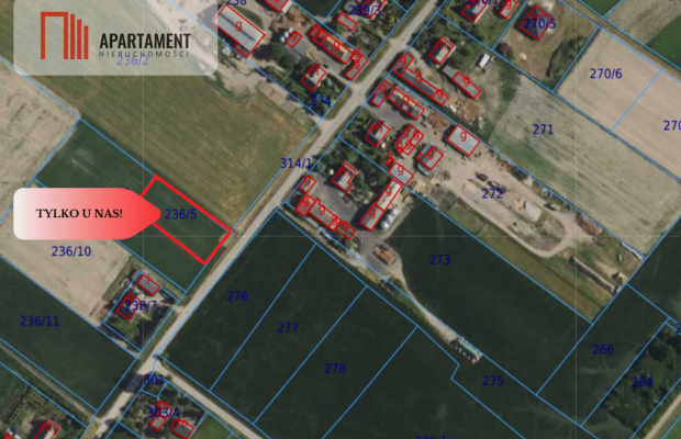 *Działka z warunkami zabudowy Dąbrówka Słupska