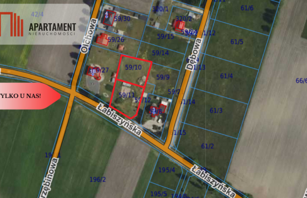 * 2 działki  rozpoczęta budowa domu Małe Rudy