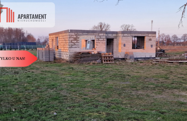 * 2 działki  rozpoczęta budowa domu Małe Rudy