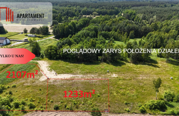 Działki w otoczeniu lasów! Malerzów k. Twardogóry!