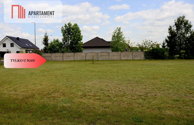 Działka budowlana z prądem, wodą i ogrodzeniem 15a