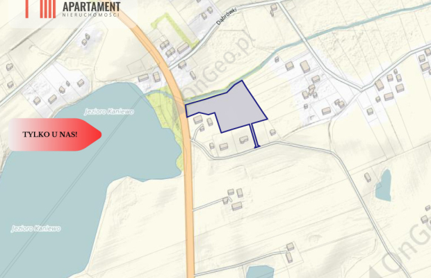 Działka z warunkami zabudowy Koniecwałd