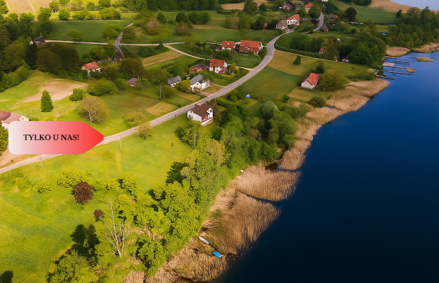 Piękne działki nad jeziorem Pile w Piławie