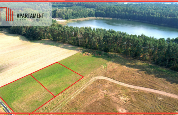 Urokliwe działki nad jeziorem Brzuchowo!