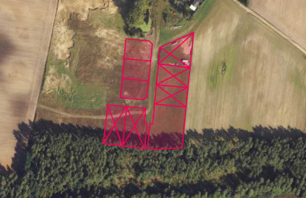 Urokliwe działki nad jeziorem Brzuchowo!