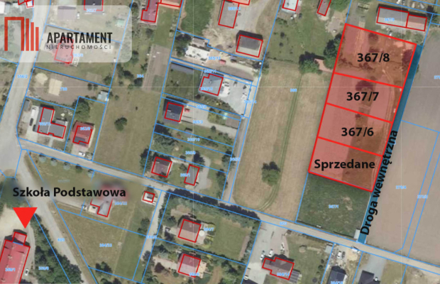 Działki budowlane w Oleszne, gm. Łagiewniki